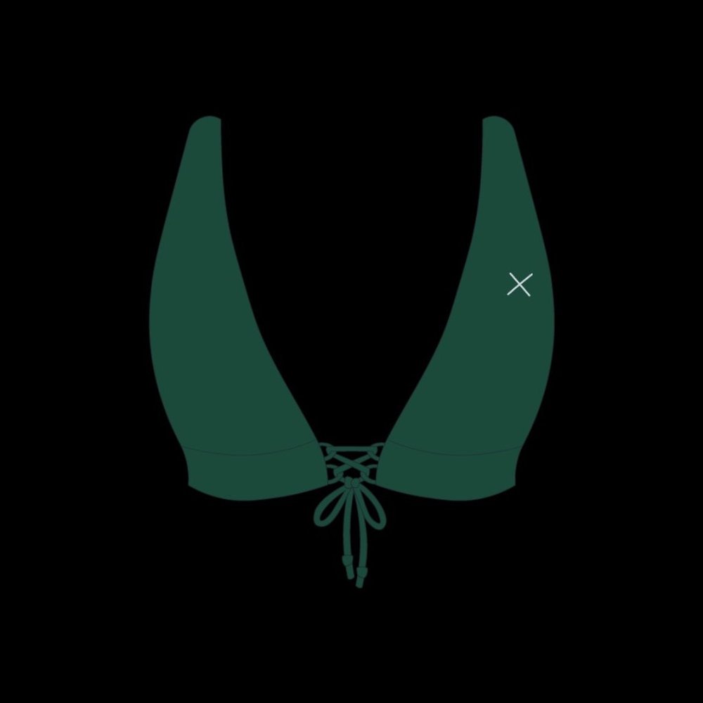 Boutine LA Valley Green Western Top M